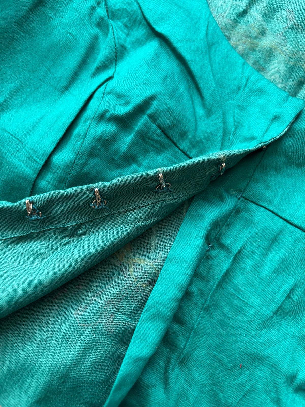 Blue Embroidered blouse