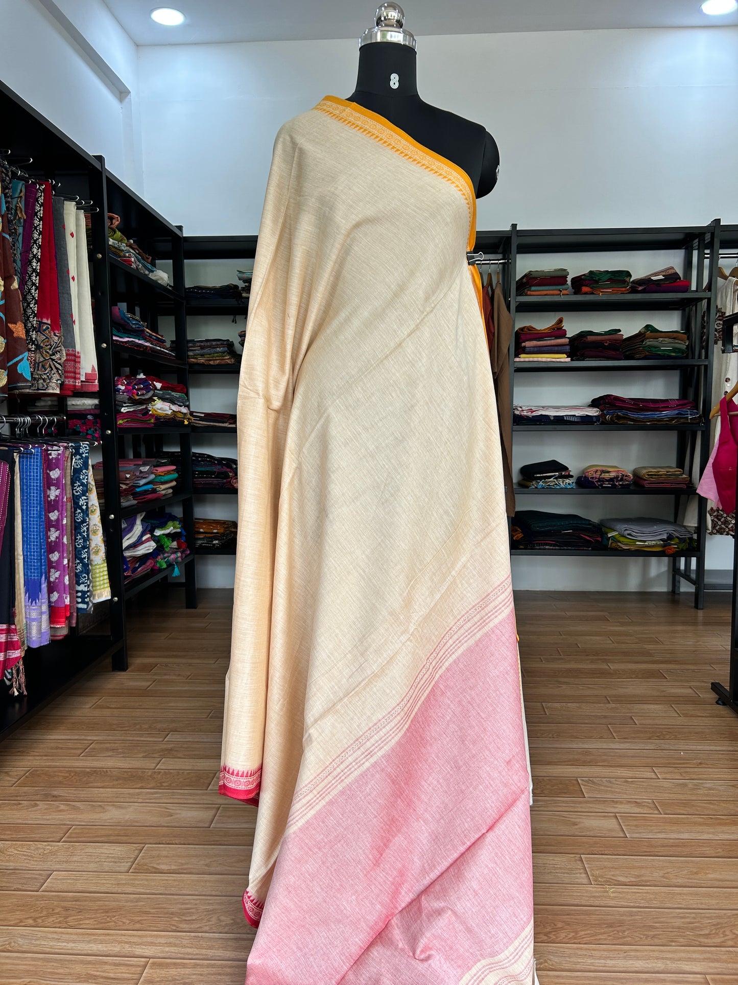 YELLOW DHANIAKHALI SAREE