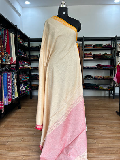 YELLOW DHANIAKHALI SAREE