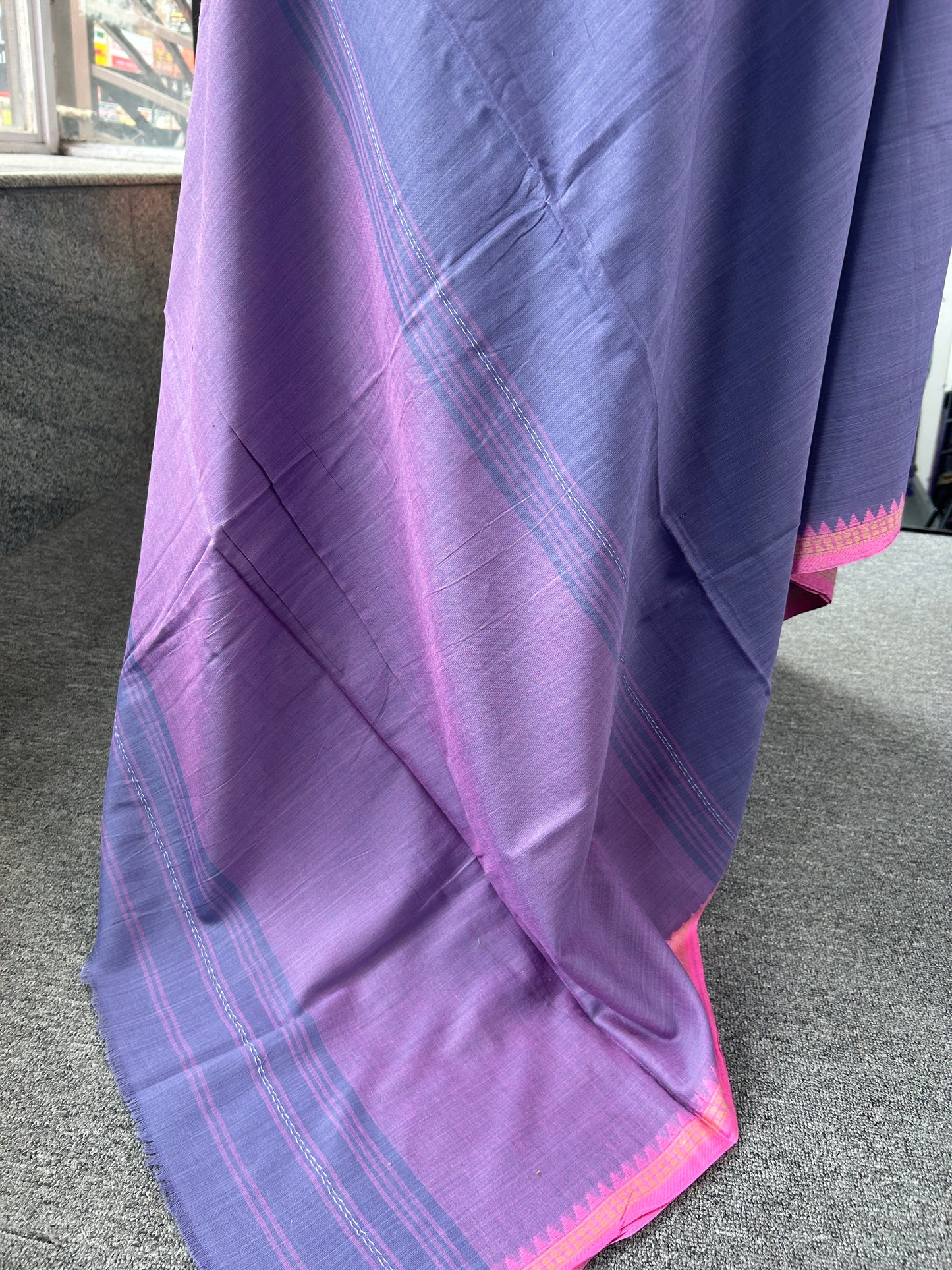 LAVENDER DHANIAKHALI SAREE
