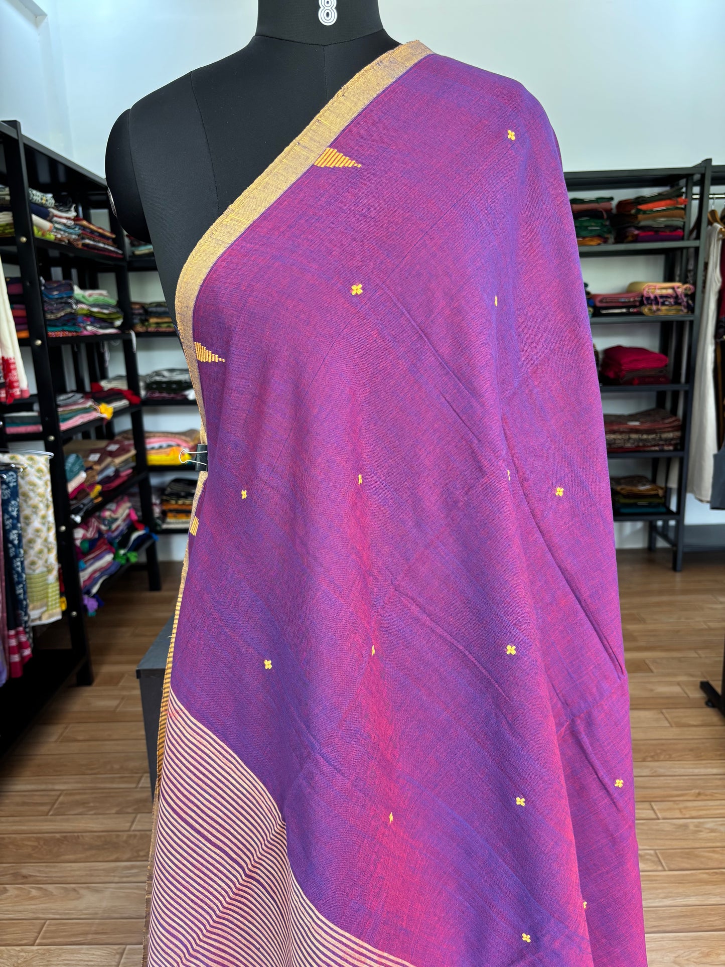 PURPLE JAMDANI SAREE