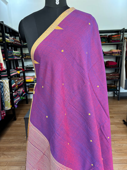 PURPLE JAMDANI SAREE