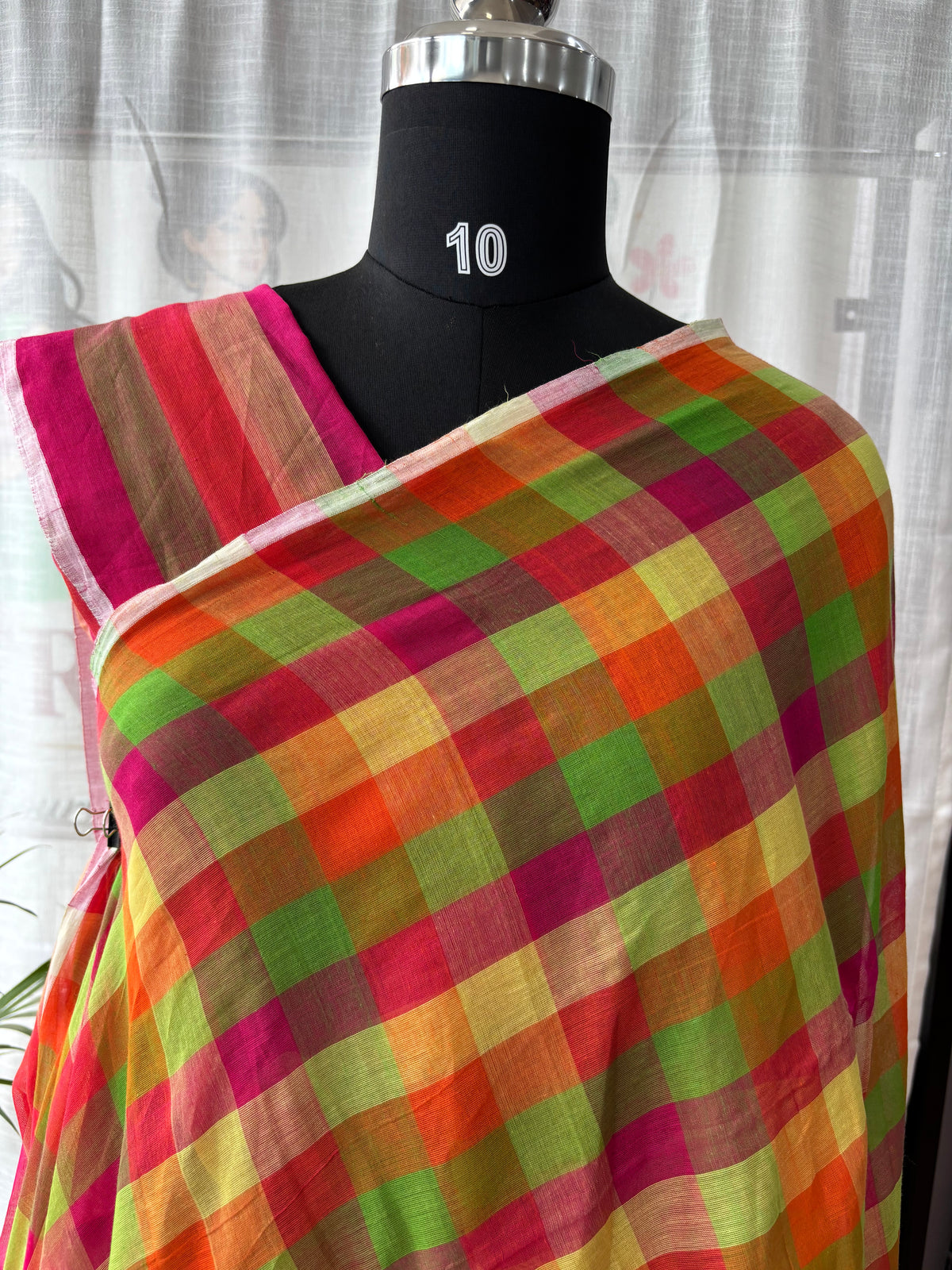 ORANGE INSPIRED BHUJODI SAREE