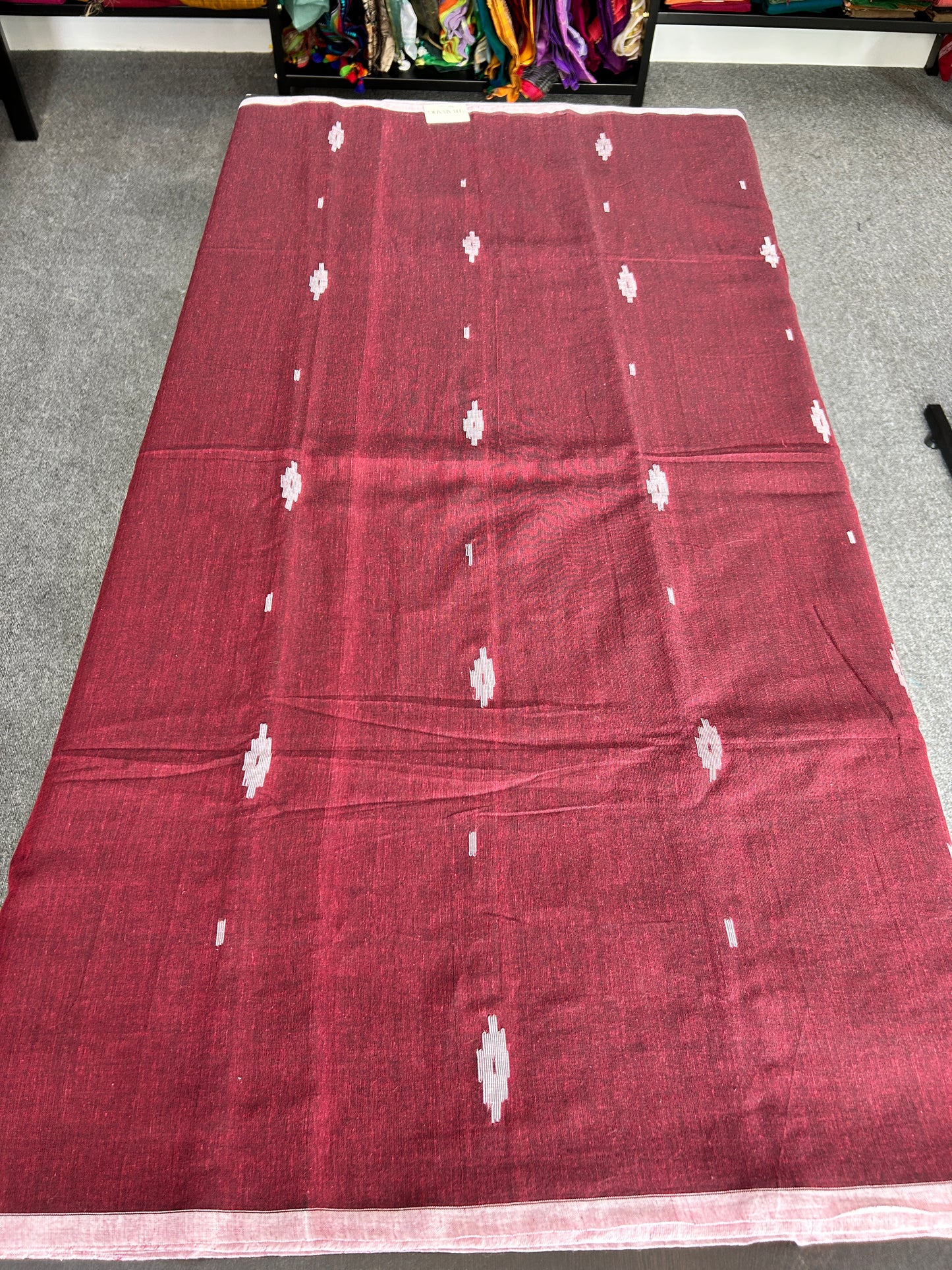 BROWN MUL JAMDANI SAREE