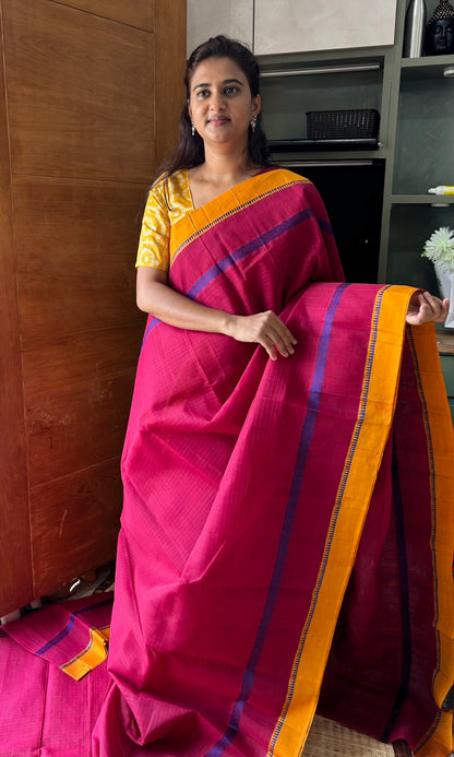 PINK NARAYANPET SAREE