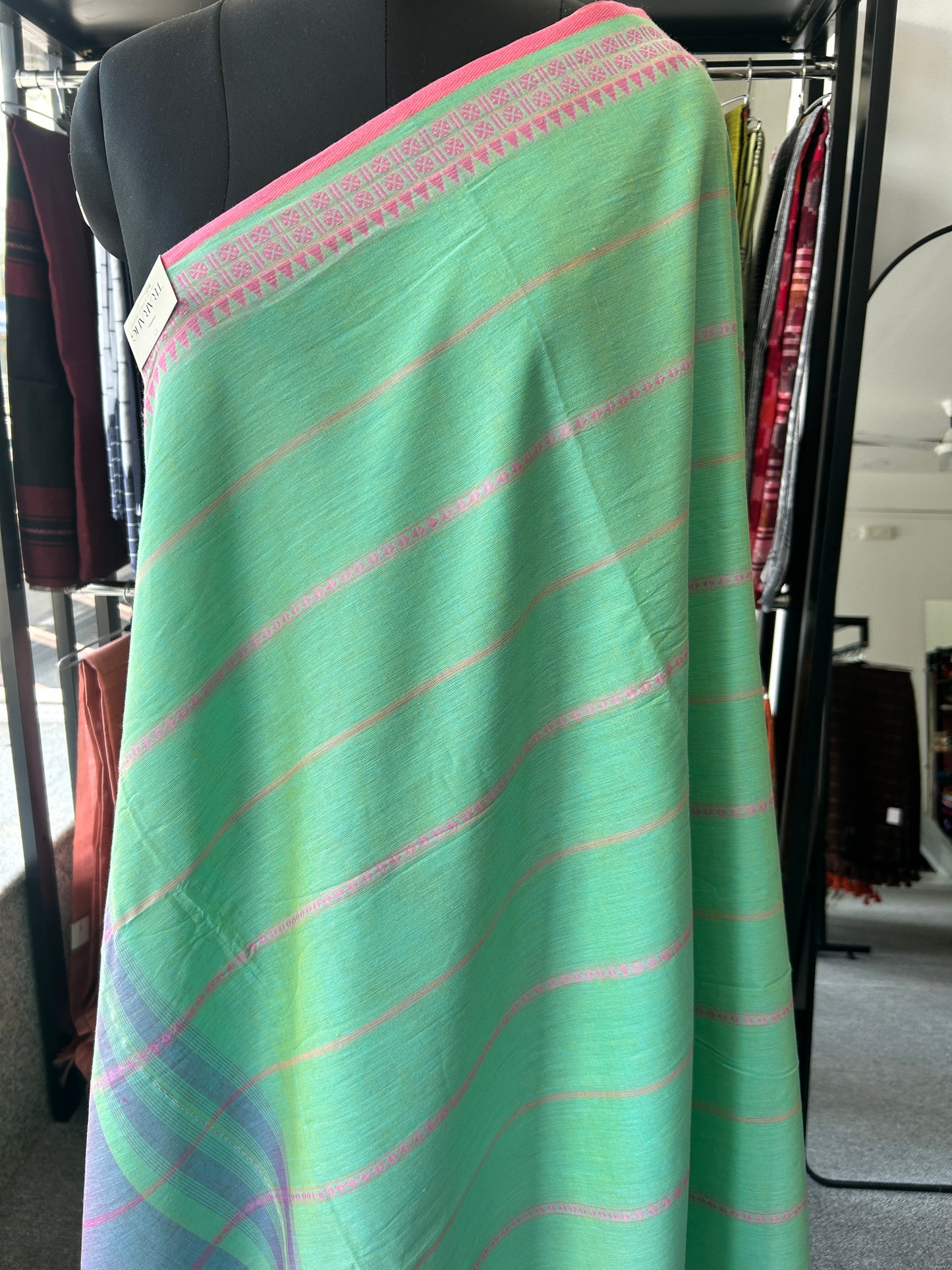 GREEN DHANIAKHALI SAREE