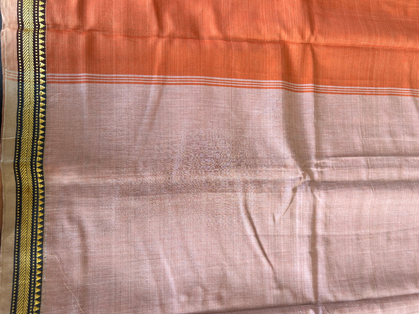 ORANGE NARAYANPET SAREE