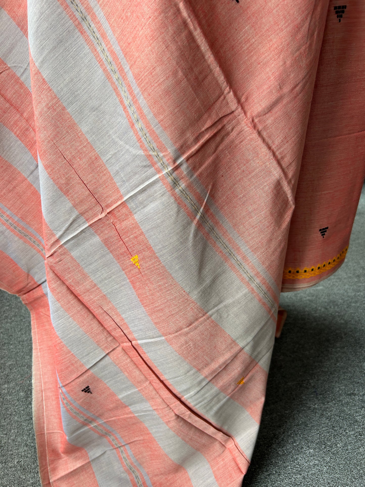 PEACH DHANIAKHALI SAREE