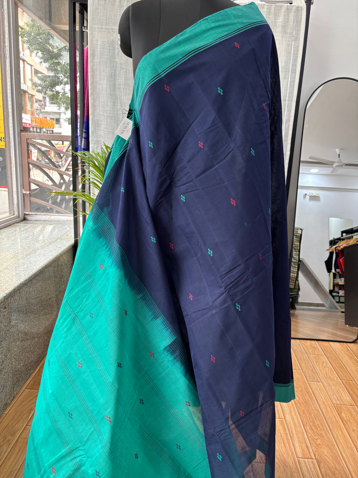 NAVY BLUE NEGAMAM COTTON