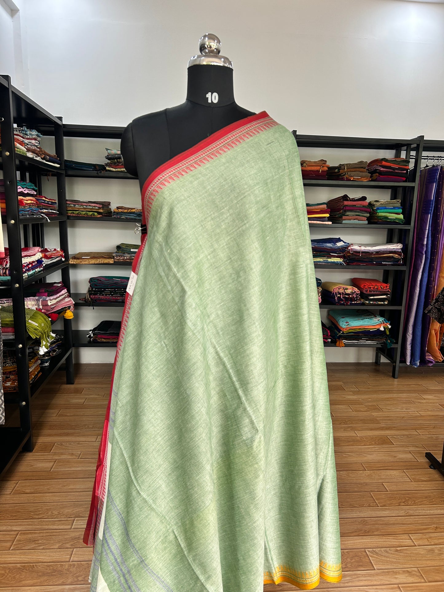 GREEN DHANIAKHALI SAREE
