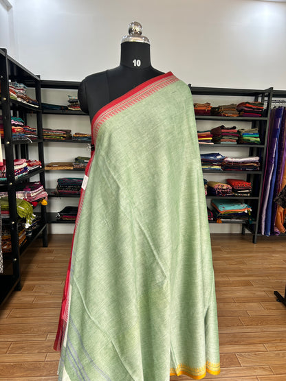 GREEN DHANIAKHALI SAREE