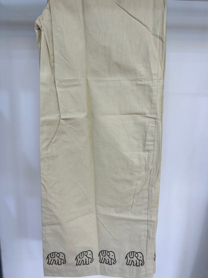 WHITE COTTON SUIT