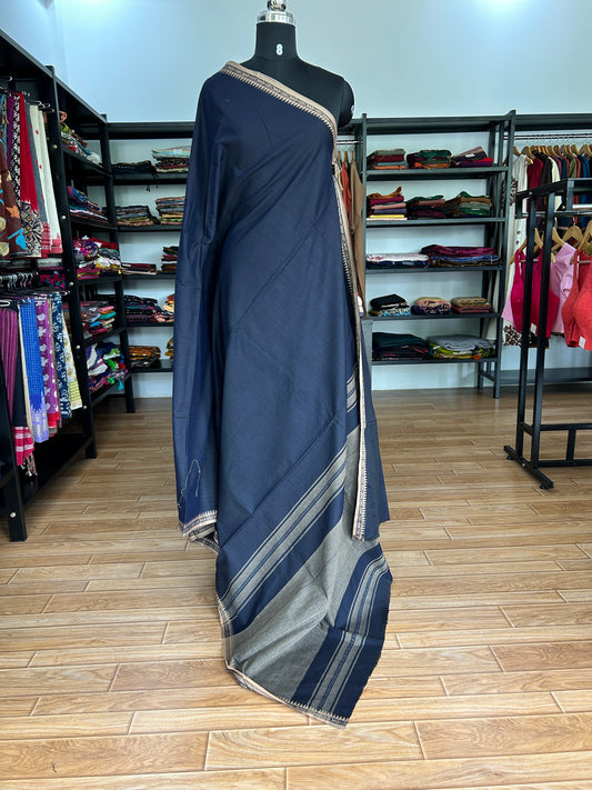 BLACK DHANIAKHALI SAREE