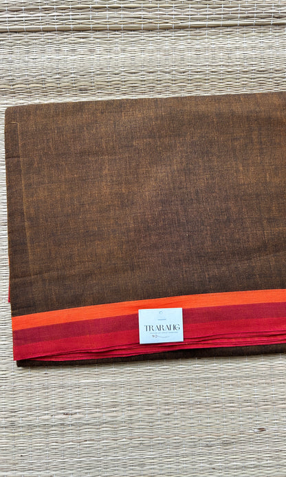 BROWN DHANIAKHALI SAREE