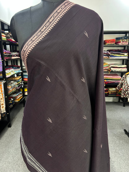 BROWN DHANIAKHALI SAREE
