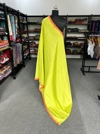 GREEN JAMDANI SAREE