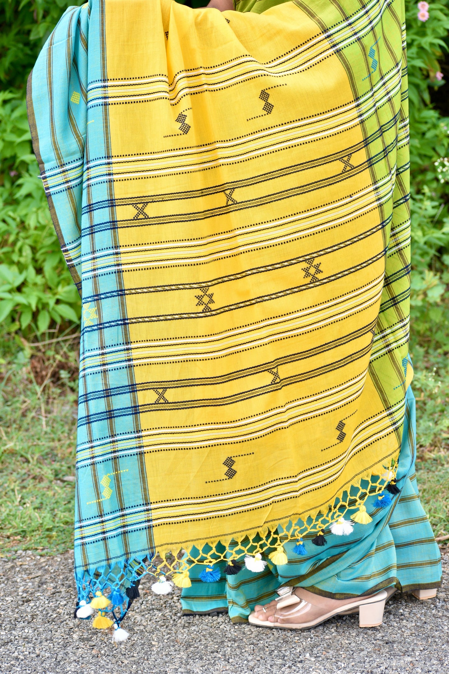 YELLOW MERCERIZED COTTON BHUJODI