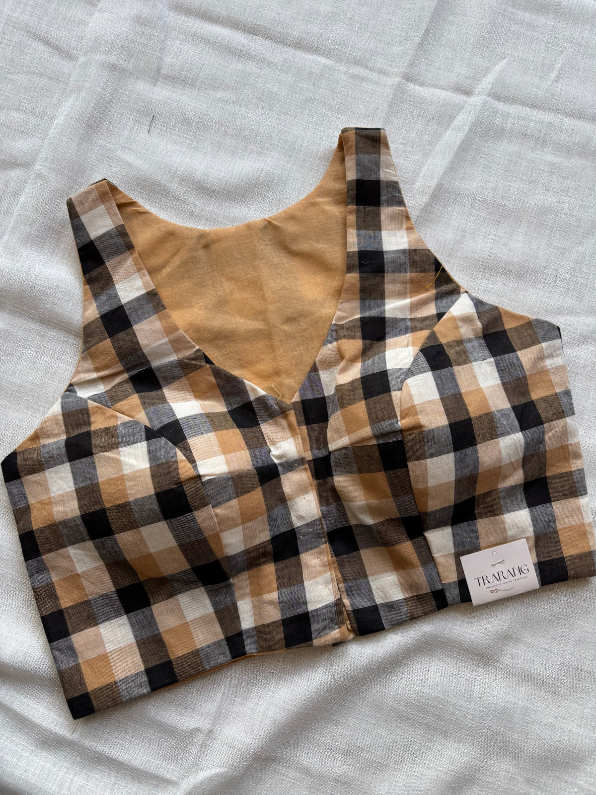 BIEGE COTTON BLOUSE