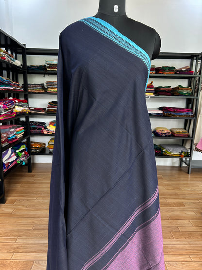 BLACK DHANIAKHALI SAREE