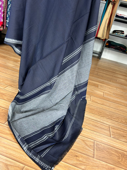 BLACK DHANIAKHALI SAREE