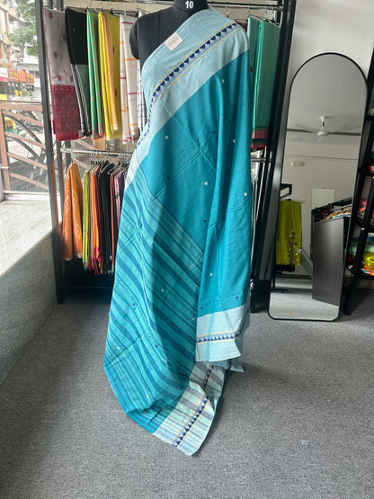 GREEN DHANIAKHALI SAREE