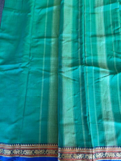 GREEN NARAYANPET SAREE