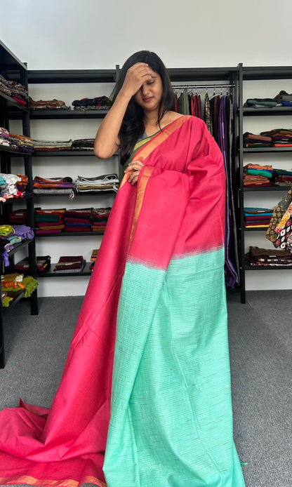 PINK MYRA SAREE