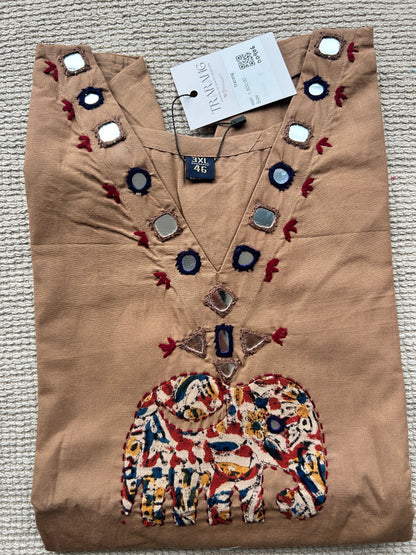 BIEGE GAMTHI DRESS