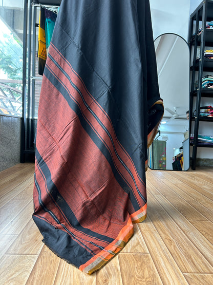 BLACK DHANIAKHALI SAREE