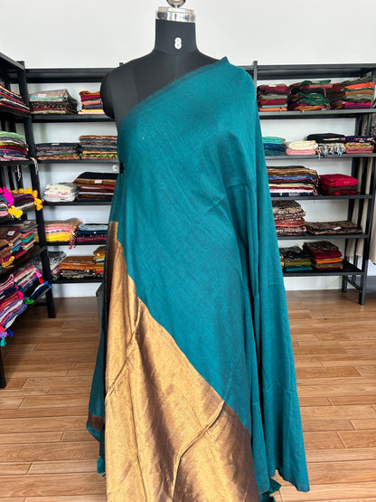 GREEN ACRYLIC SAREE