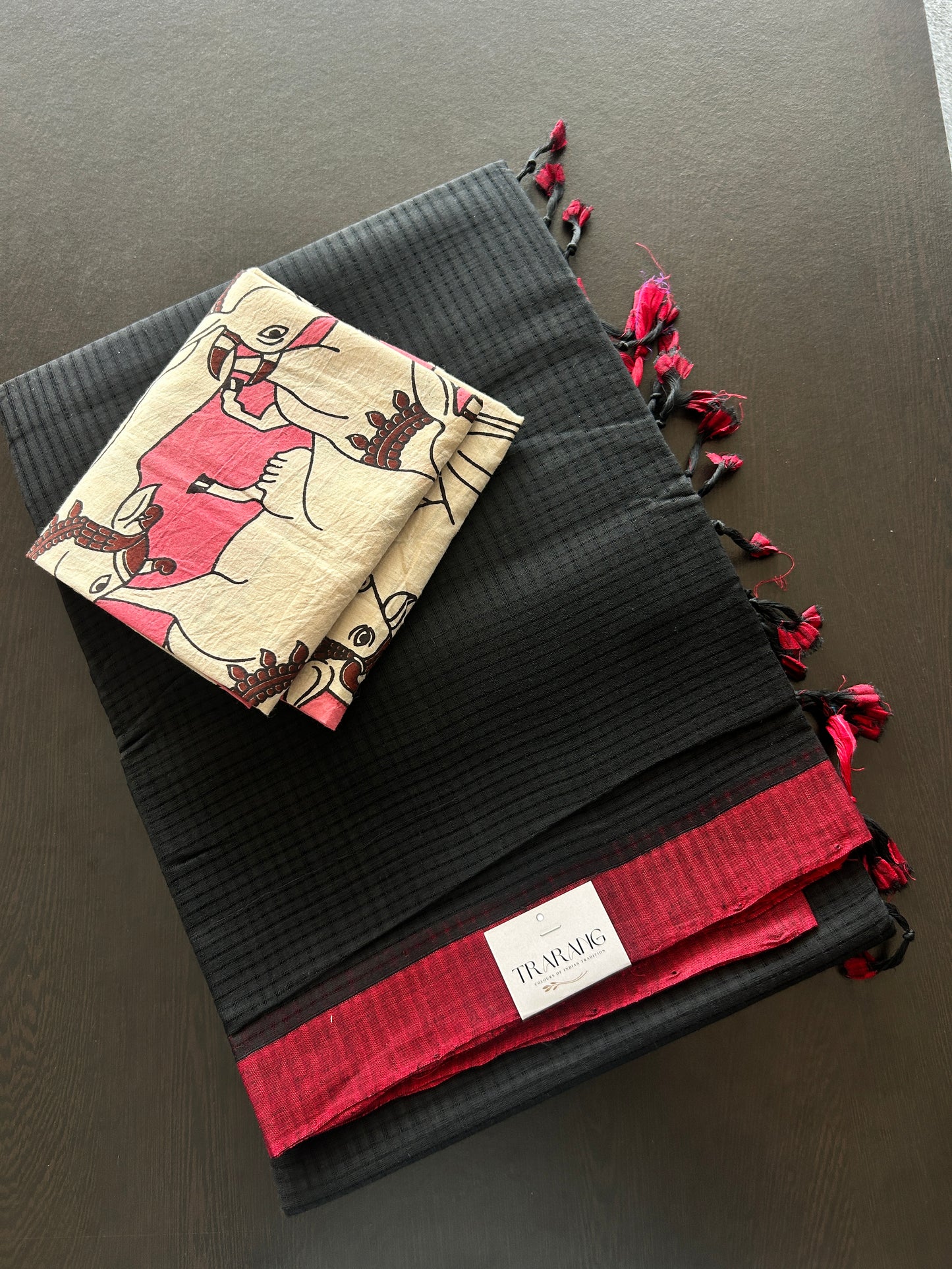 BLACK MANGALAGIRI SAREE