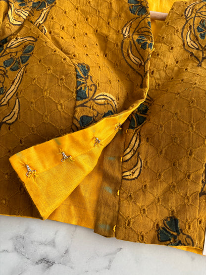YELLOW HAKOBA BLOUSE