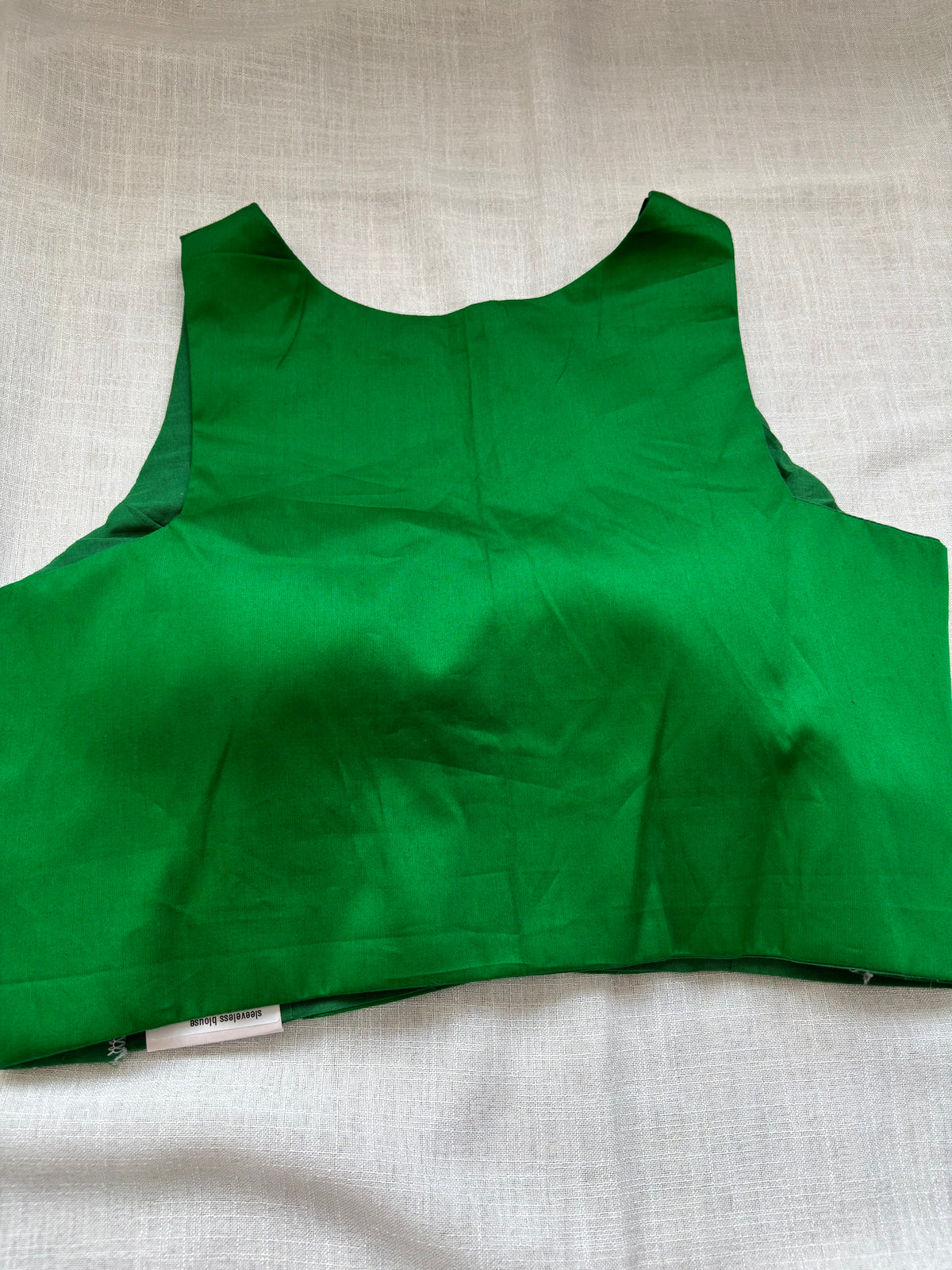 GREEN COTTON BLOUSE