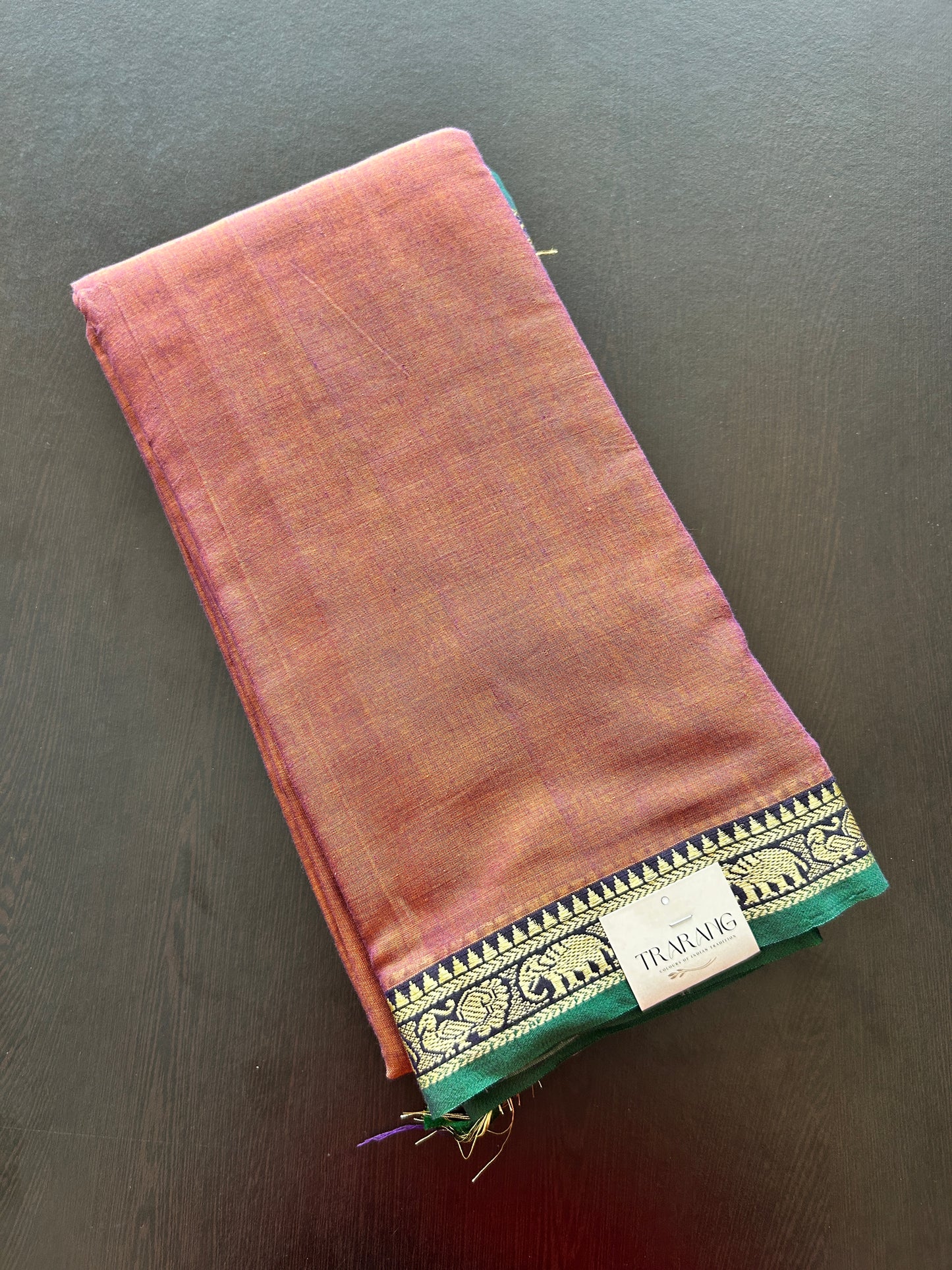 ORANGE NARAYANPET SAREE