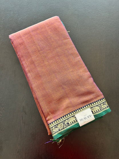 ORANGE NARAYANPET SAREE