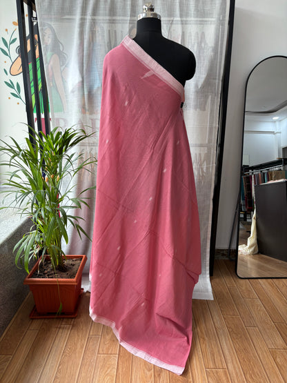 PINK JAMDANI SAREE