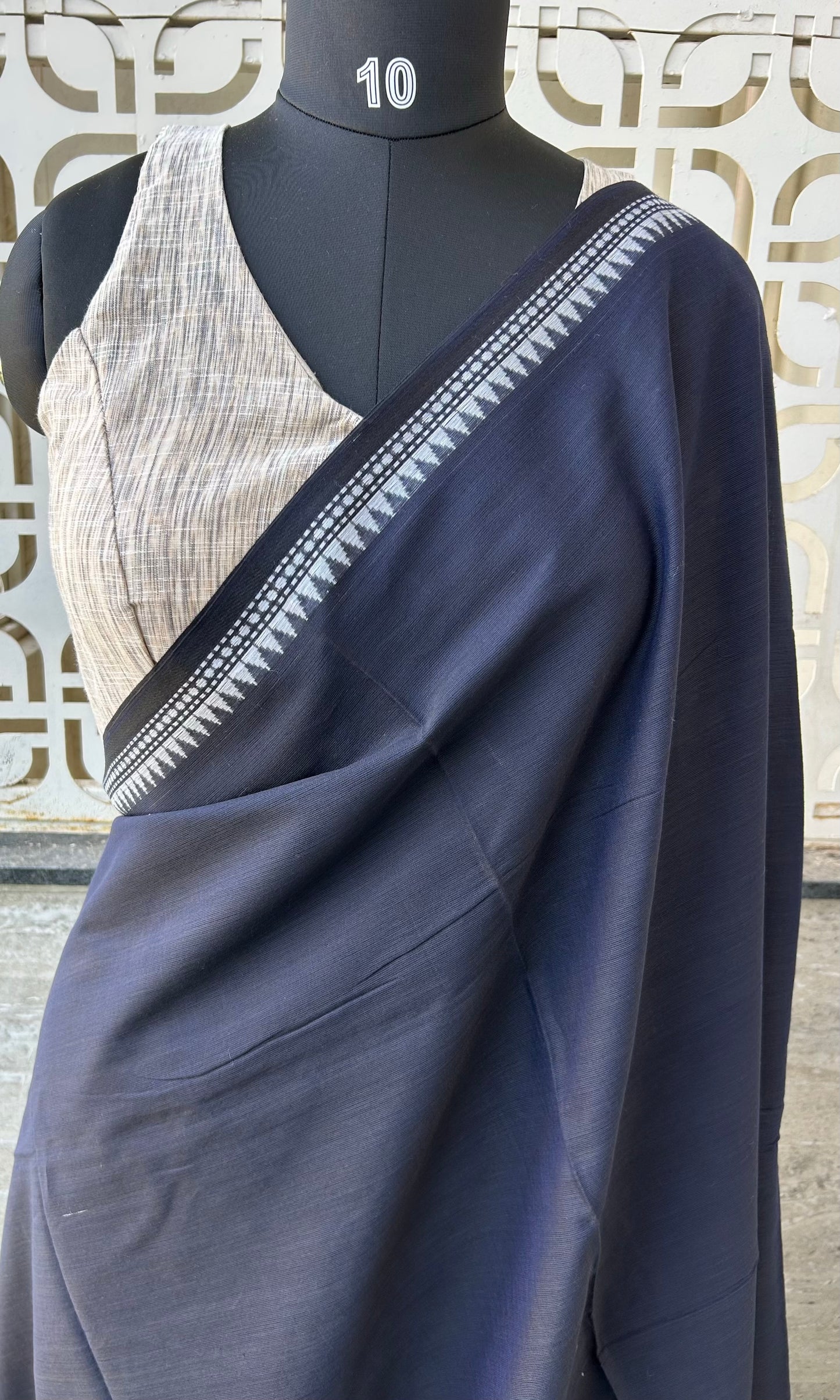 BLACK DHANIAKHALI SAREE