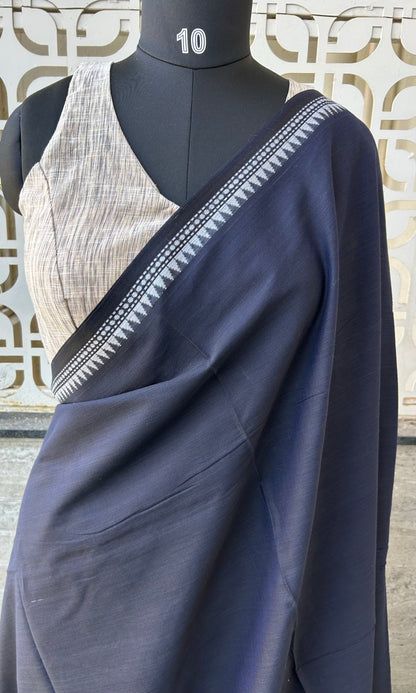 BLACK DHANIAKHALI SAREE