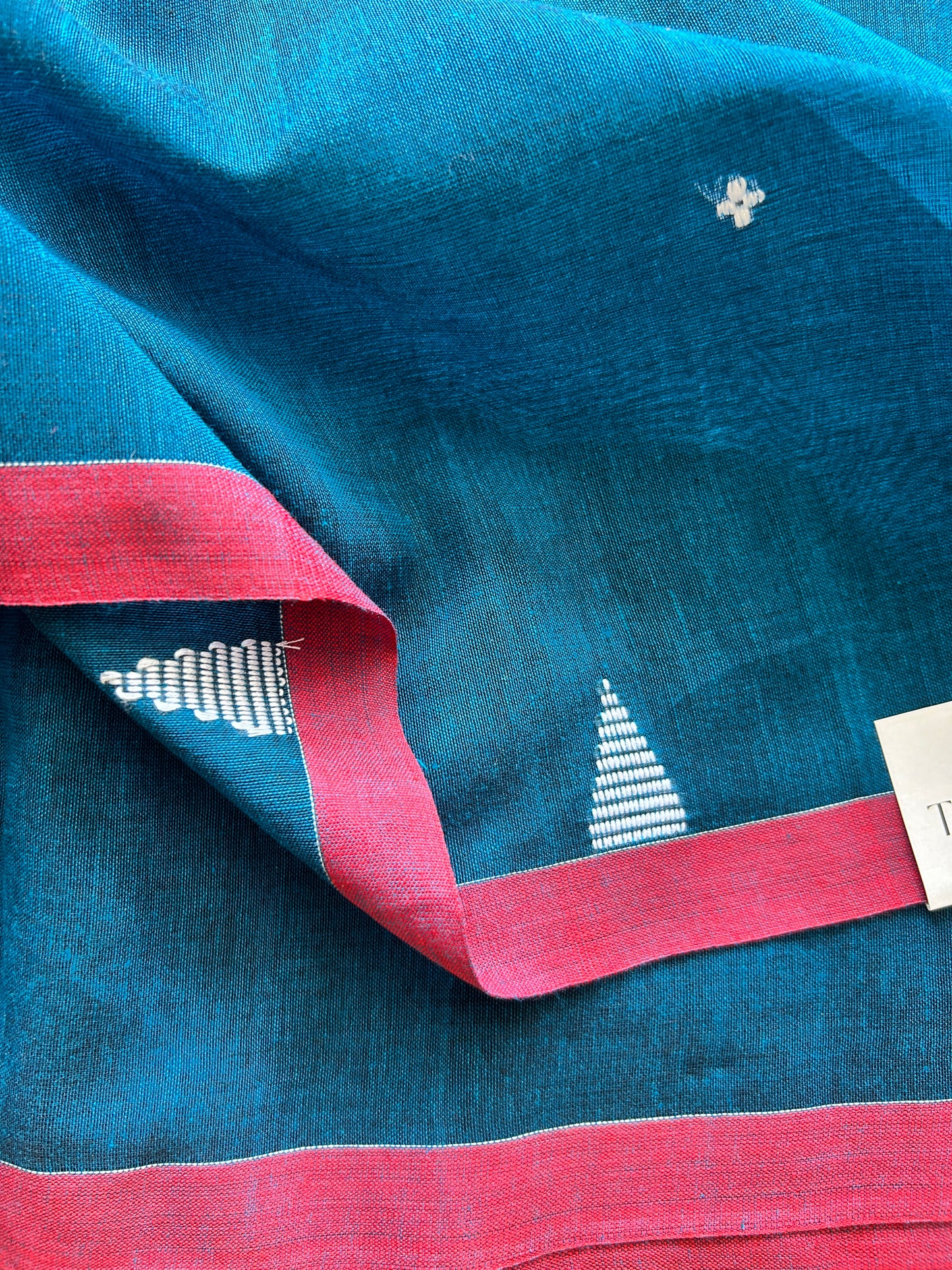 BLUE MUL JAMDANI SAREE