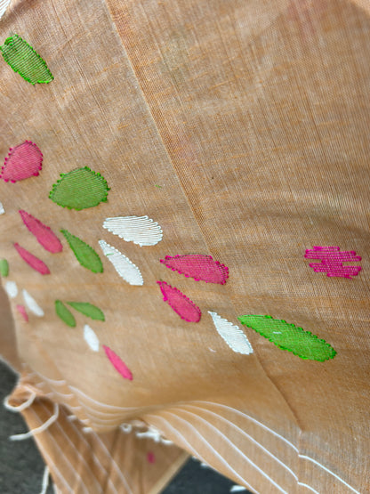 BIEGE MUL JAMDANI SAREE
