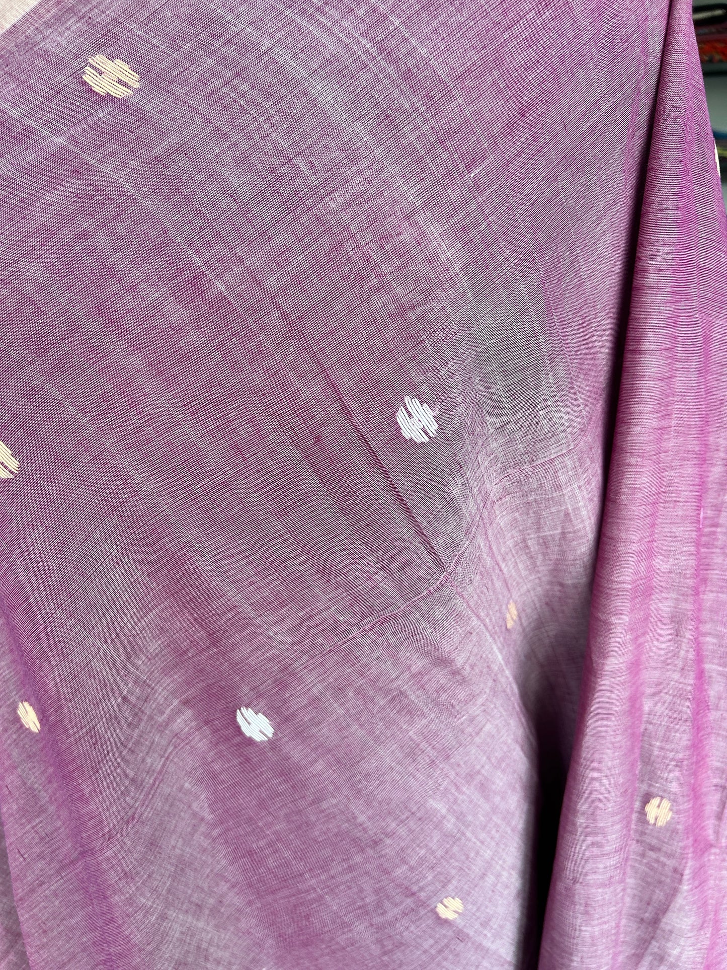 PINK MUL JAMDANI SAREE