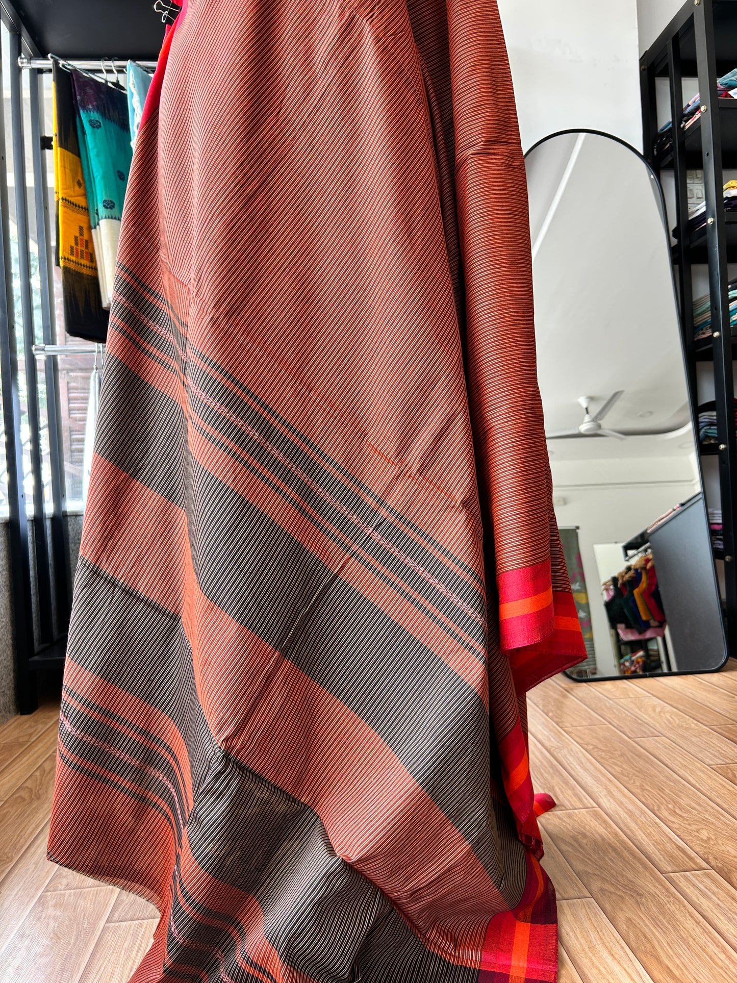 BROWN DHANIAKHALI SAREE