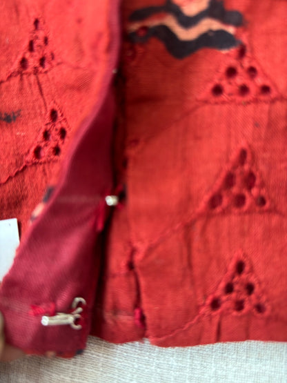 MAROON HAKOBA BLOUSE