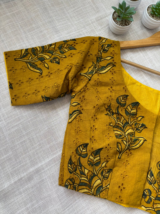 YELLOW HAKOBA BLOUSE