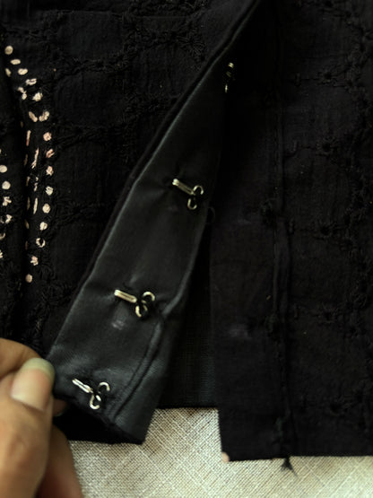 BLACK HAKOBA BLOUSE