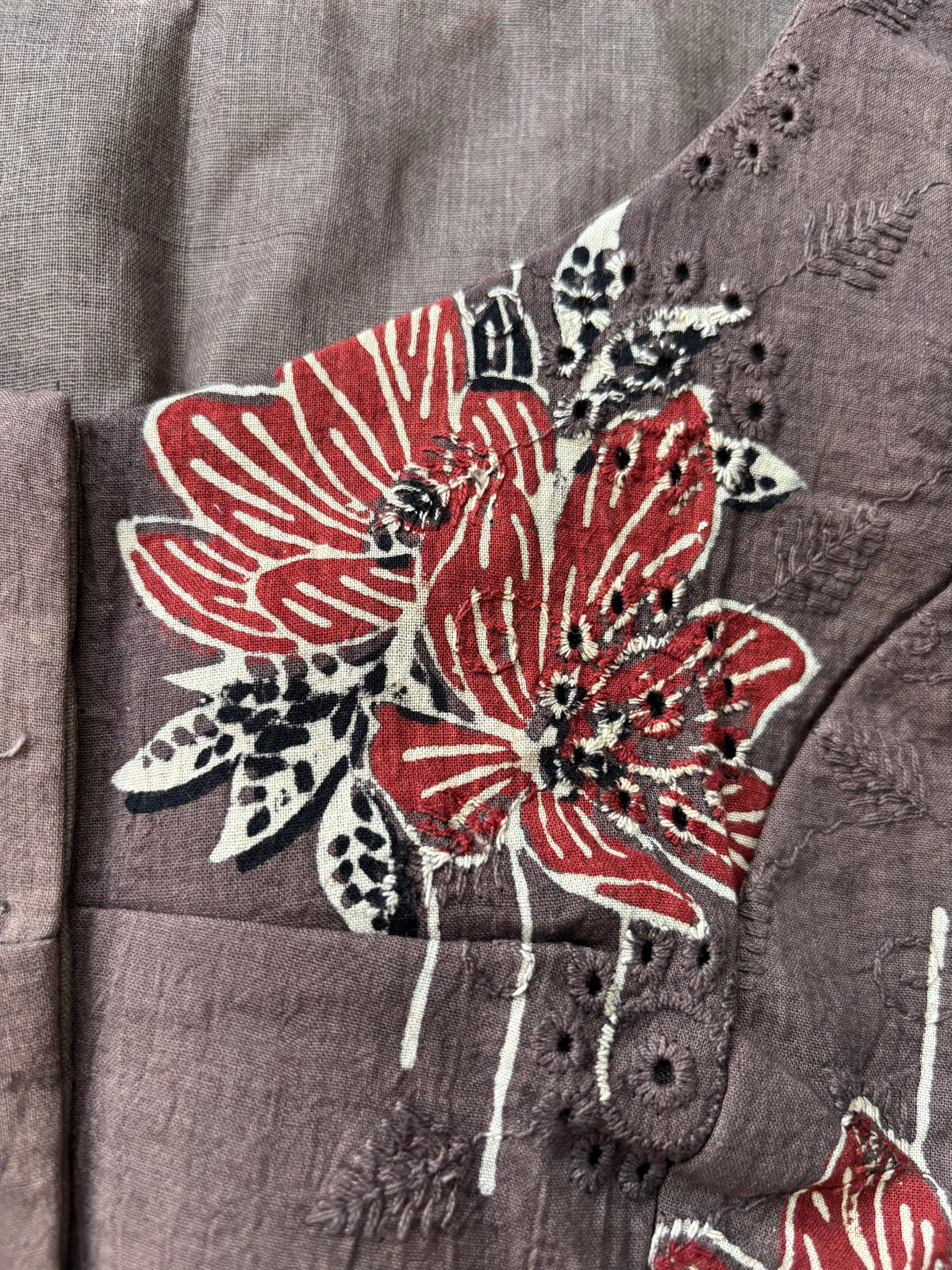 BROWN HAKOBA BLOUSE
